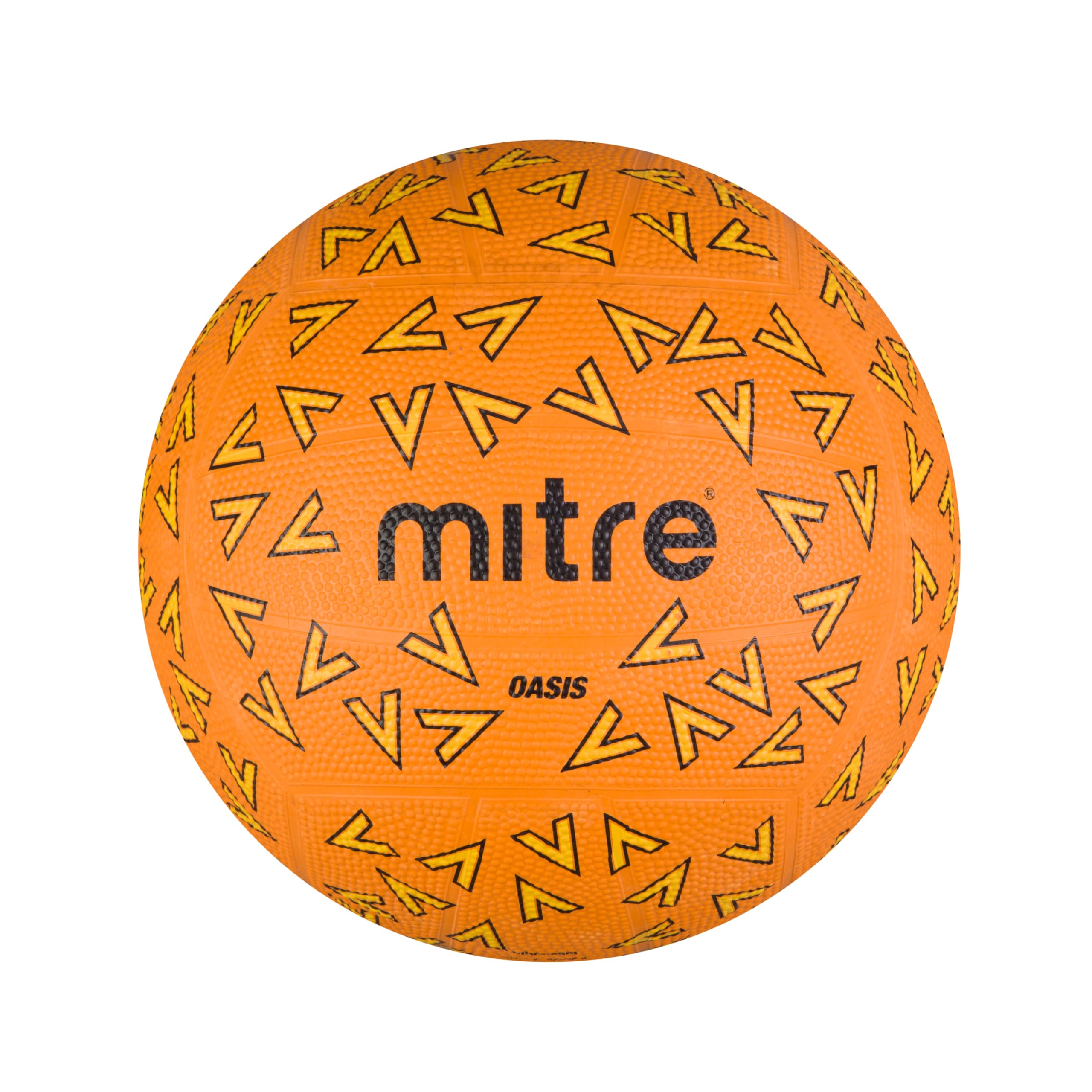 Mitre Oasis Netzball Set – 2 Bälle Größe 5, Strapazierfähig, Guter Grip, Pink/grau/schwarz Design