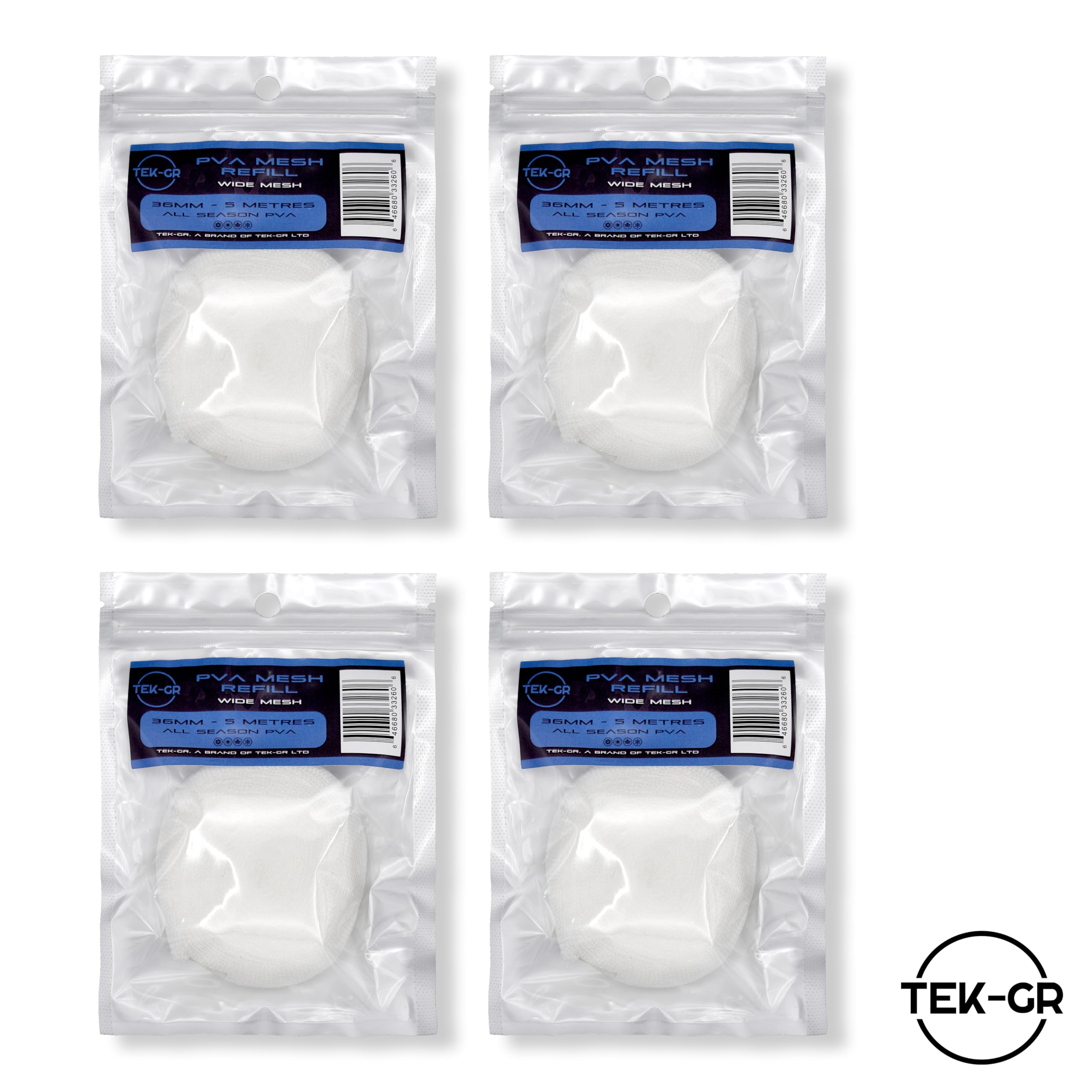 Tek-Gr 20 Metres PVA Refill 20M 25mm / 36mm/ 44mm Wide Pva Mesh, Pva Mesh Refill Carp Fishing Accessories - Image 2