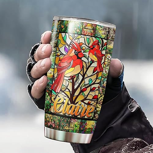 Miniatura 9 de Vaso de dragón personalizado con tapa, diseño de lava de fuego, nombre personalizado, 20 onzas, 30 onzas, taza aislada de acero inoxidable, taza de