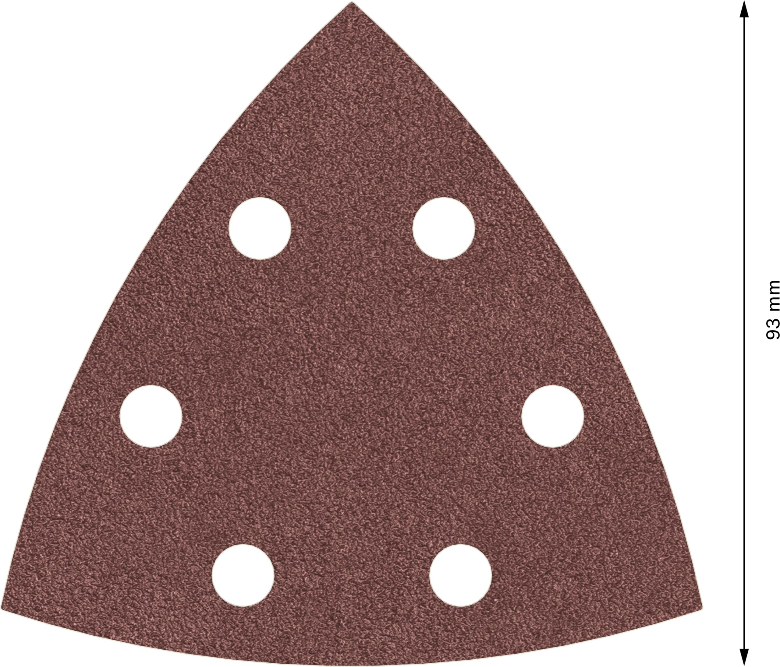 60 Triangles De Ponçage Delta - 6 Grains (40 à 240) - 93x93mm - Pour Ponceuse Delta - Ponçage Coins Et Angles