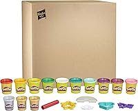 Vista 2 de Play-Doh Bulk Colors - Paquete (13 unidades) de compuesto de modelado no tóxico (exclusivo de Yaxa)