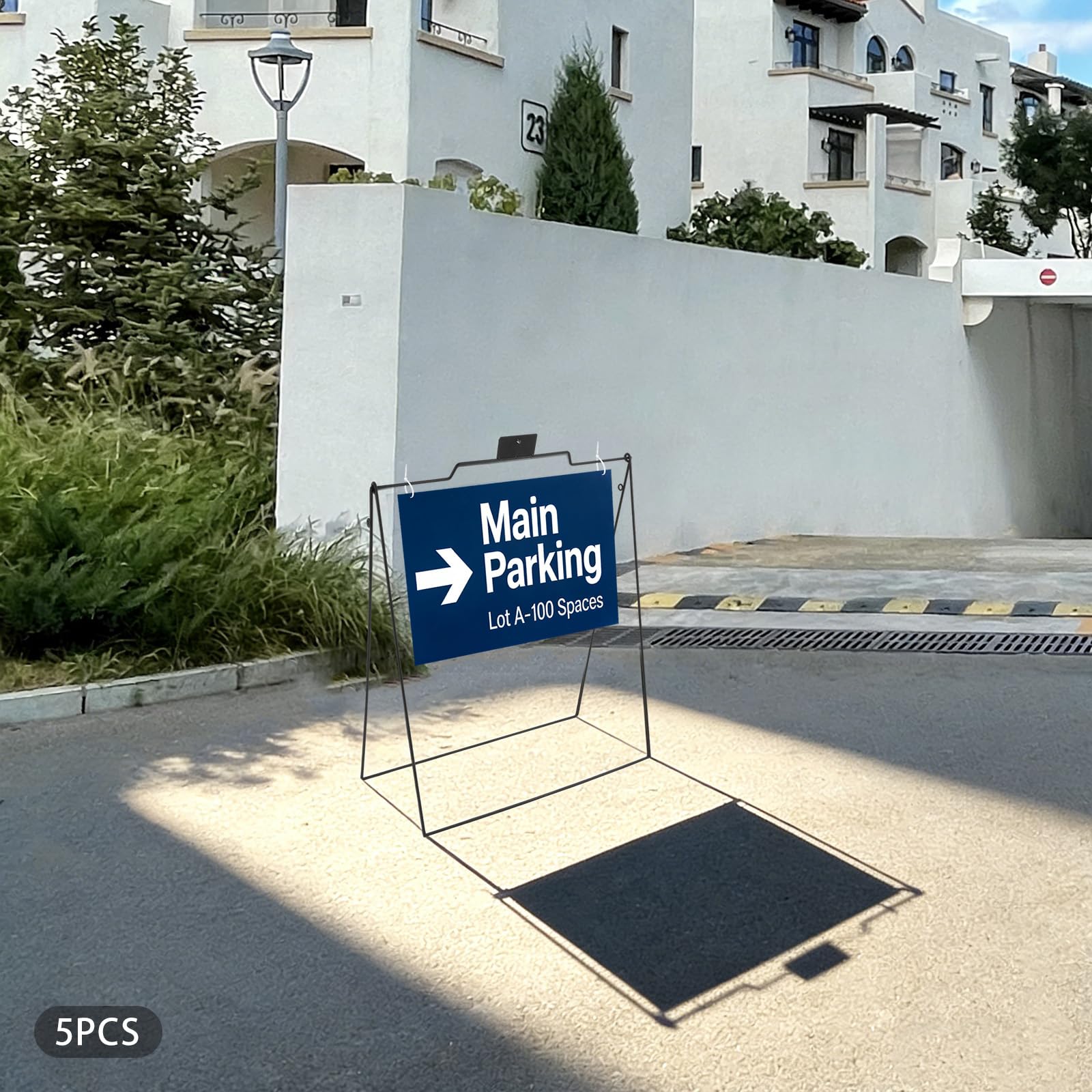 Soporte para carteles, 5 unidades, soporte para caracteres plegable, soporte para tarjetas de menú, cartel de bienvenida para bebidas, exhibición publicitaria, soporte para mesa