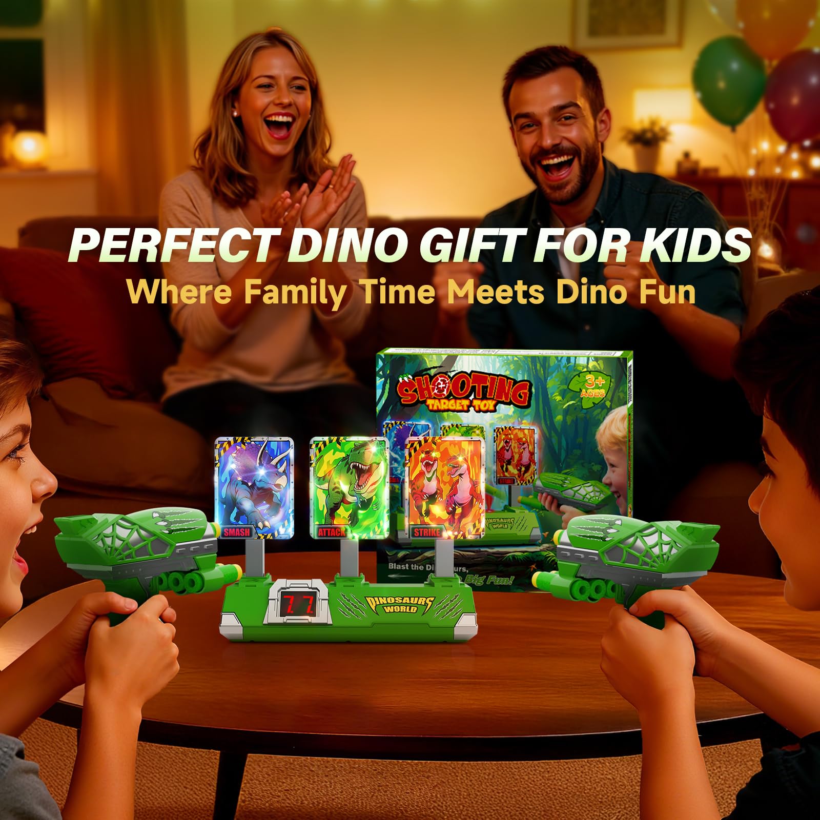 Dinosaur Blaster Toys - Electronic Scoring Game -7