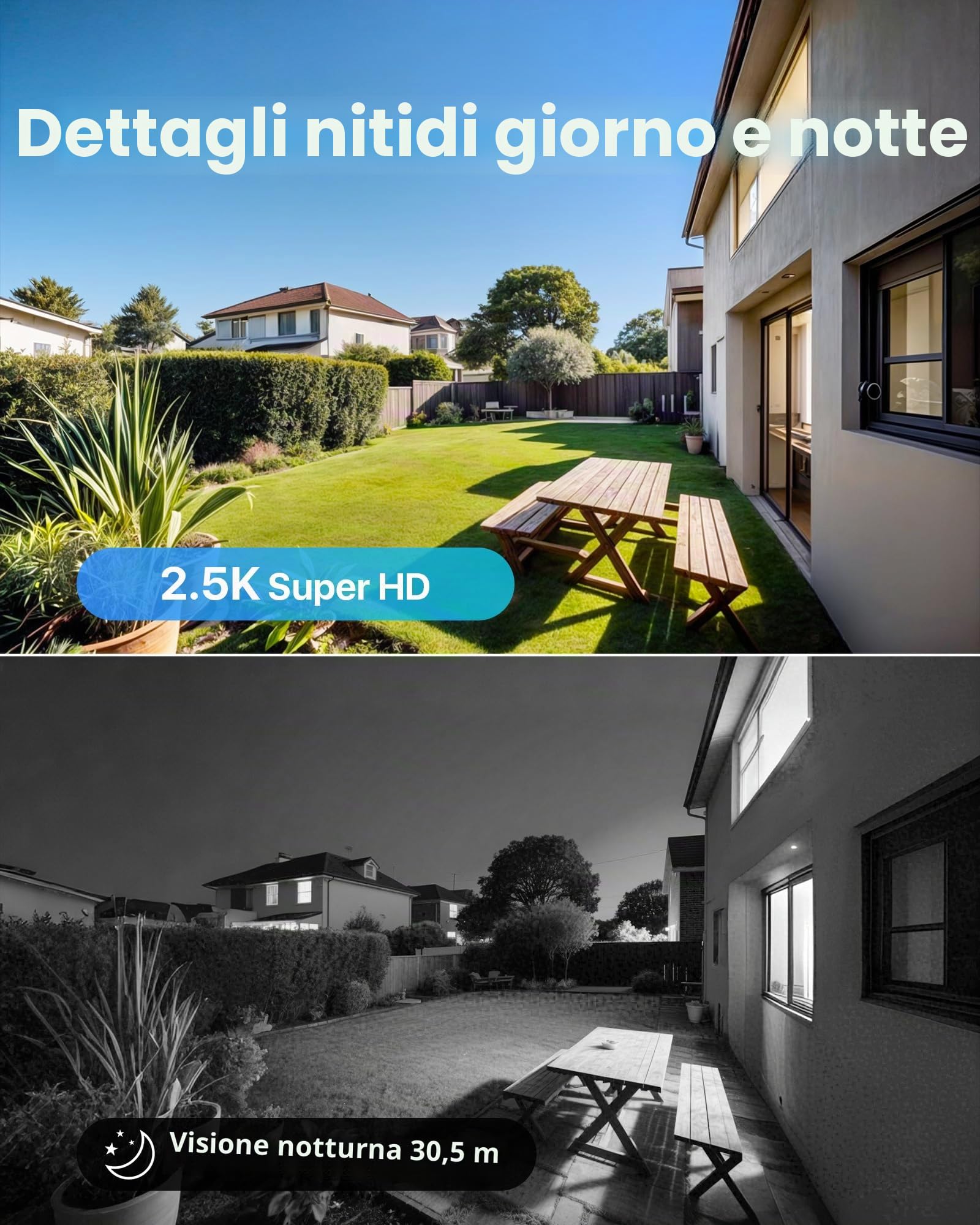 ZOSI 4MP Kit Videosorveglianza PoE Esterno, 8X 4MP PoE Dome Camera Surveillance Set con Audio, 8CH 5MP NVR con 2TB HDD, Rilevamento di Persone, 100ft Night Vision, C220