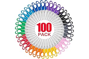 100 Pack Kids Scissors for School or Home