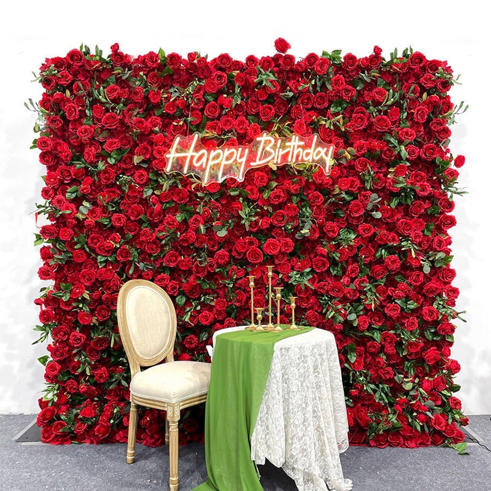Pannelli Da Parete Con Fiori Artificiali Set Di Pannelli Da Parete Con Fiori Decorativi, Sfondo Con Fiori Artificiali Da Parete Pannello Floreale In Seta 3D Con Ortensie E Rose Per Sfondo Fotografico