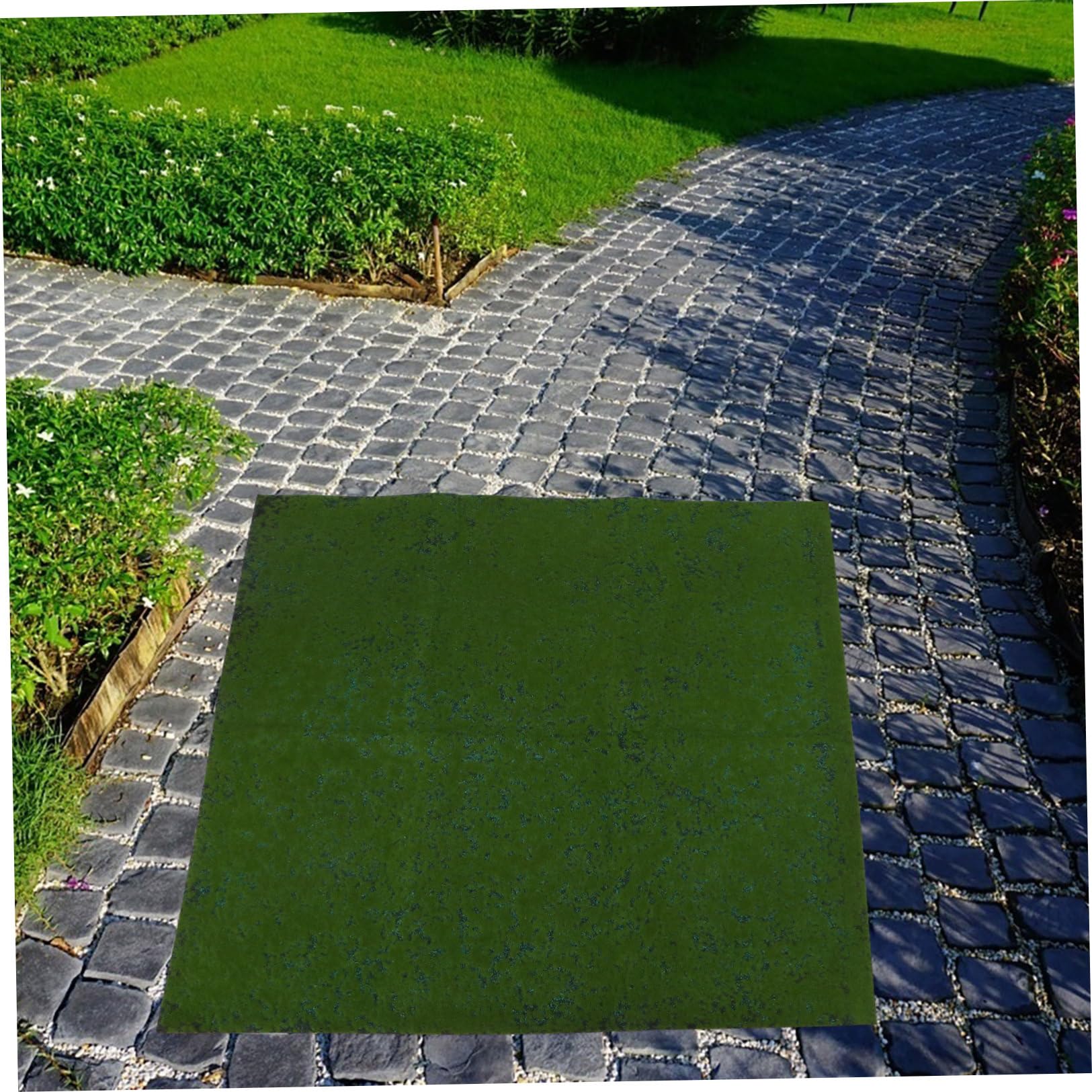 Homoyoyo Musgo Artificial Falso de Tela Perlada para Decoración de Jardín