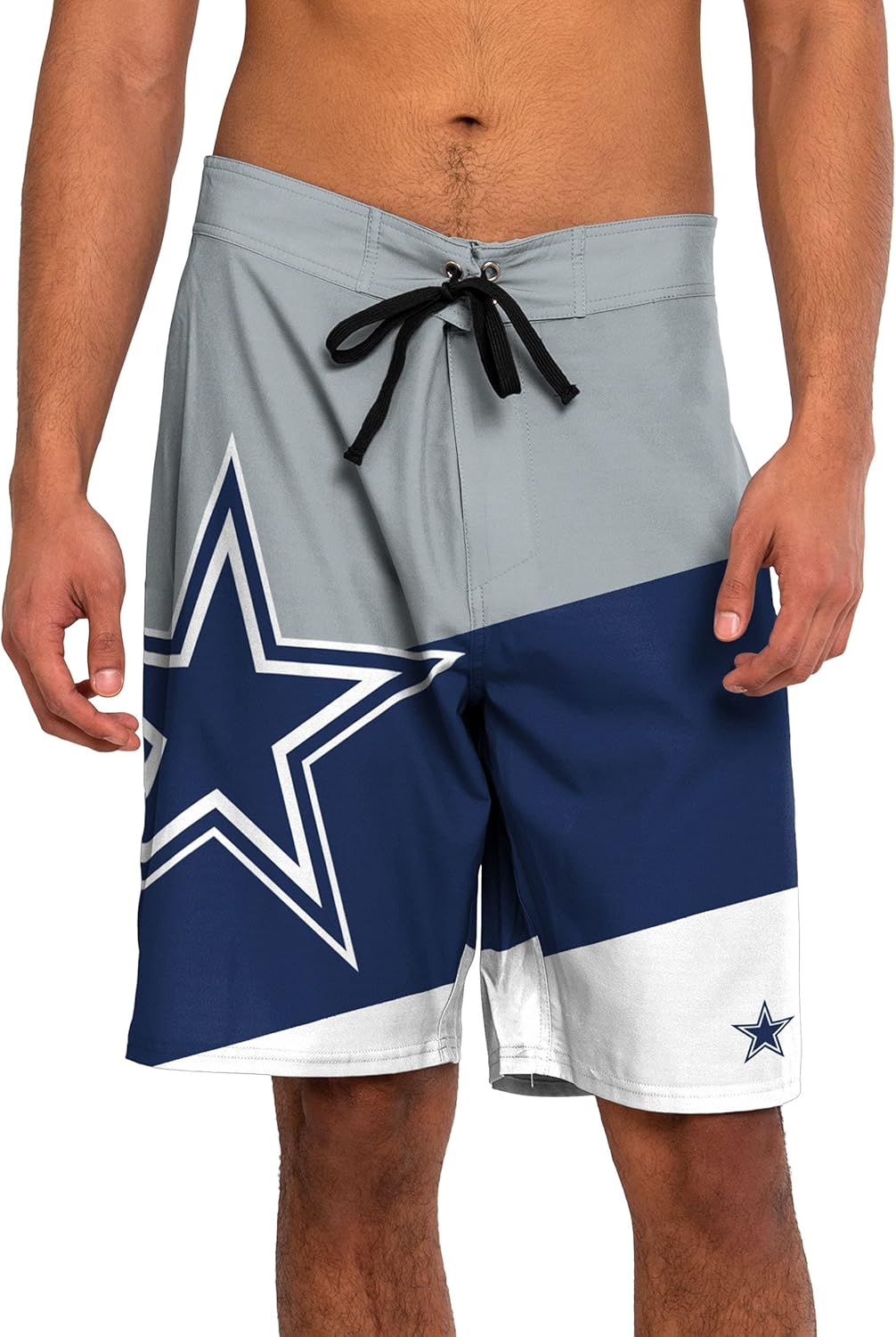 FOCO Mens NFL Team Logo Color Dive Swim Boardshorts