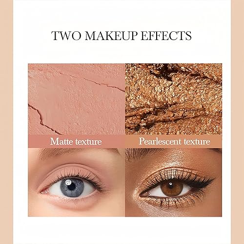 Miniatura 5 de Juego de 12 sombras de ojos en barra de sombra de ojos mate de alta pigmentación, impermeable, larga duración, sombras de ojos brillantes con