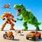 Ultimate Dino Robot Dragon Car Games : Real Hunter Warfare 3D 2025