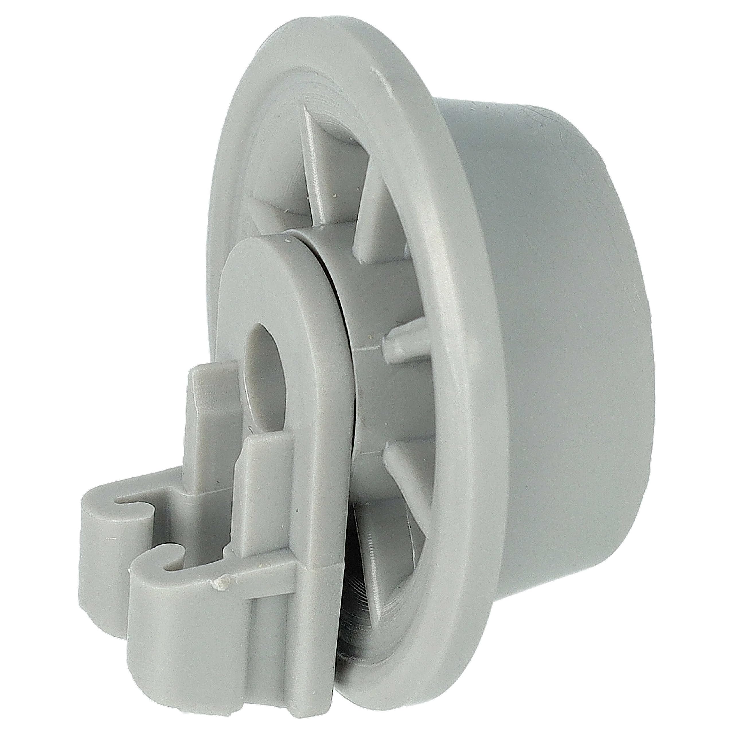 vhbw 8x Rueda para cesta inferior compatible con Lynx lavavajillas