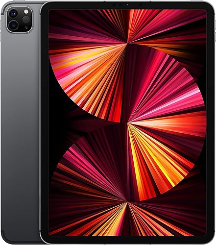 iPad Pro de 3era generación 2021 de Apple (11 pulgadas, Wi-Fi + Celular, 128 GB), color gris espacial (renovado)