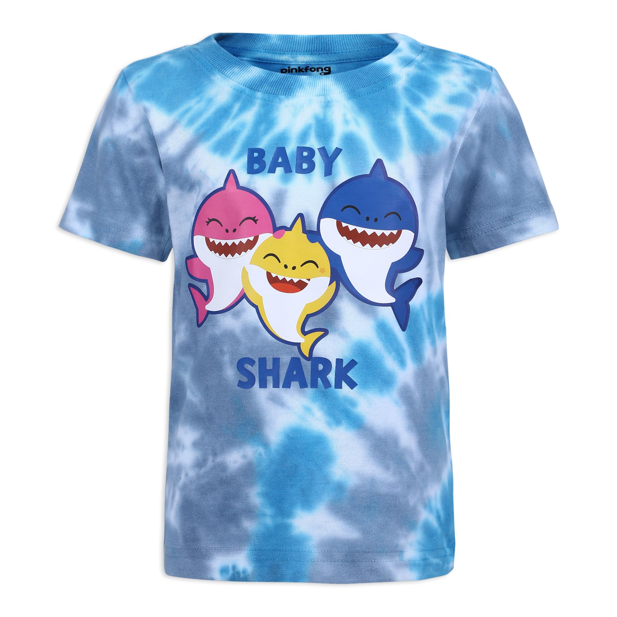 Nickelodeon Baby Shark Boys 3 Pack Short Sleeve T-Shirt for Toddlers