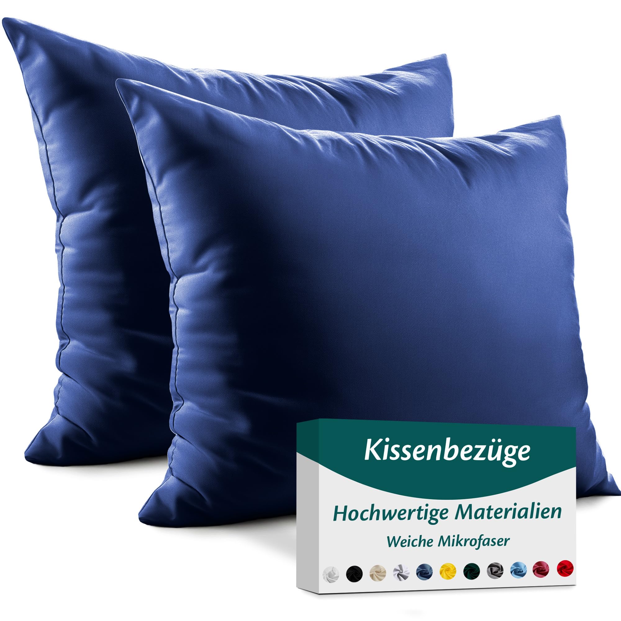 Kissenbezug Kopfkissenbezug Seitenschläferkissen Bezug Mikrofaser und Baumwolle