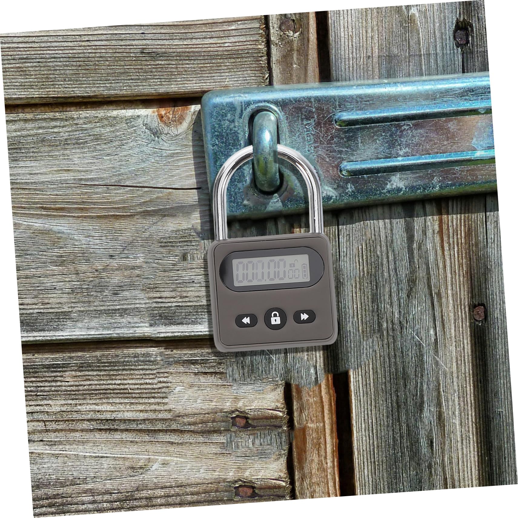Lurrose Cadenas Minuterie Rechargeable USB avec Écran LCD Verrou Électronique Multifonction pour Étudiants et Préparation Aux Examens Gestion Du à Déverrouillage Automatique