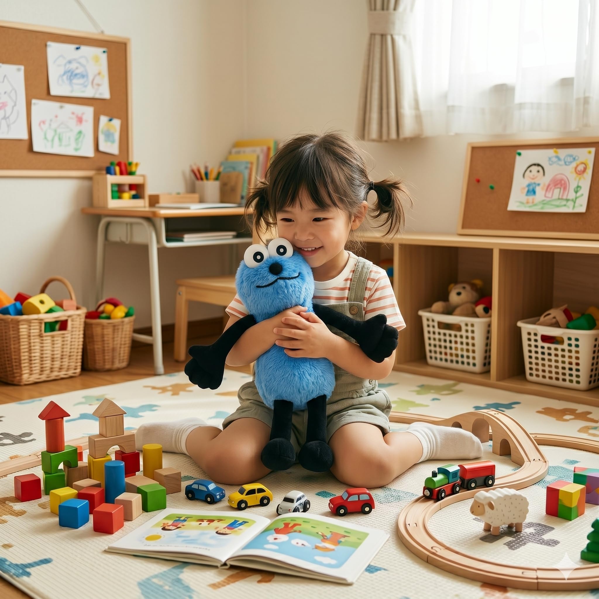 Amazon.co.jp: パペットスンスン HUGっとおすわりぬいぐるみ 全2種