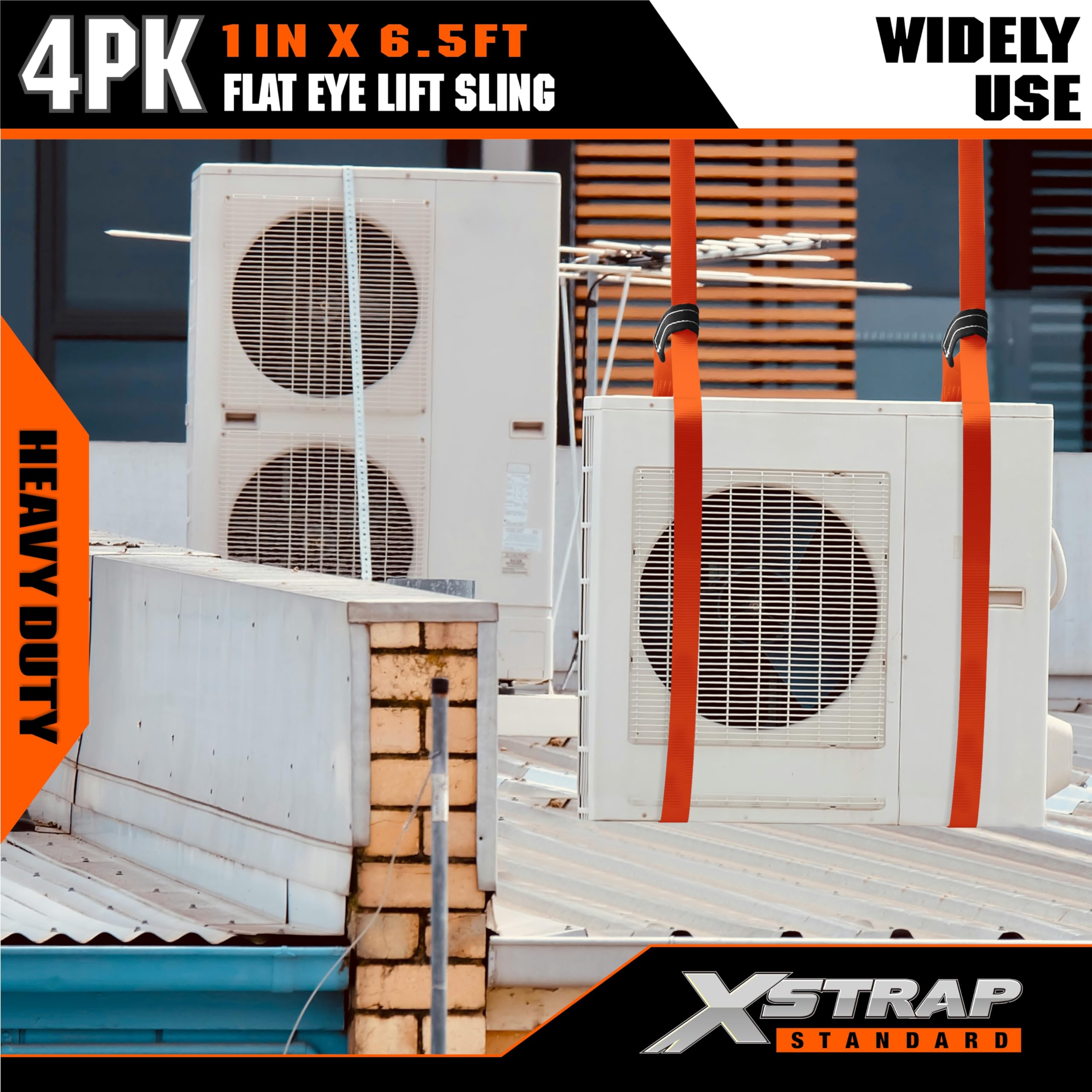 XSTRAP Lifting Slings - 4 Pack 1" x 6.5ft -3 XSTRAP Lifting Slings - 4 Pack 1" x 6.5ft -3