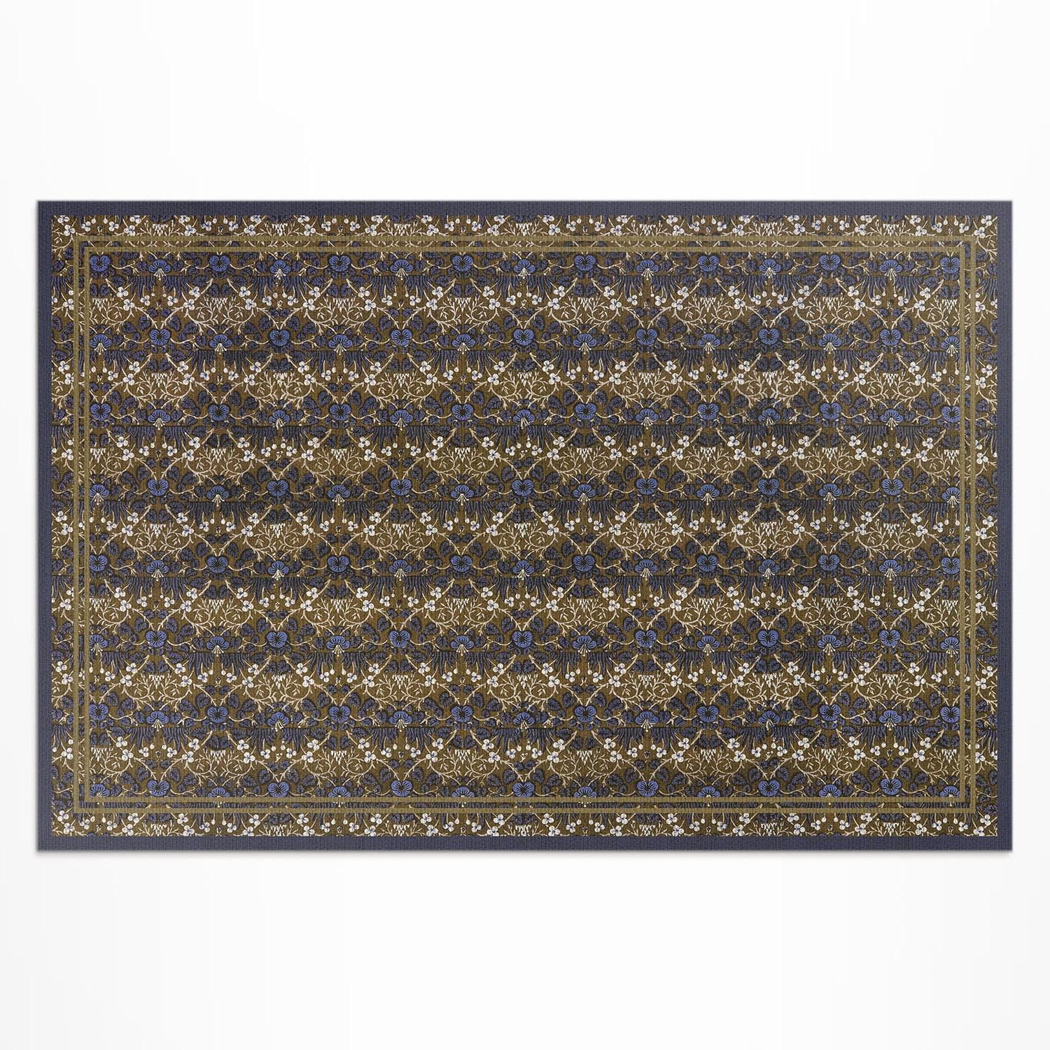 Tapis de balcon imperméable 140x210 cm pour protéger le sol et masquer les imperfections