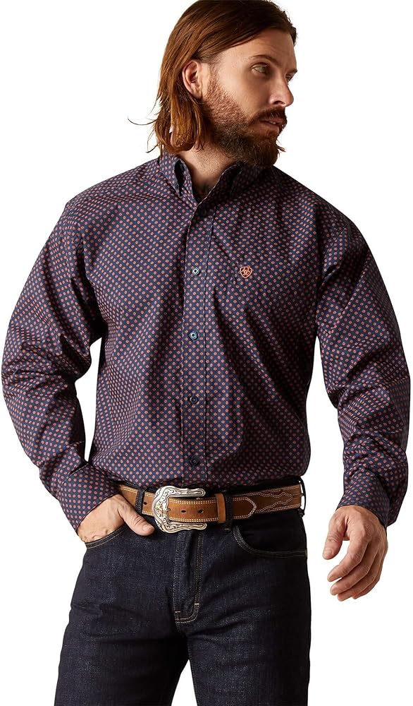 ARIAT Men's Palmer Classic Fit Shirt, Dress Blue, XX-Large : Amazon.ca:  Clothing, Shoes \u0026 Accessories