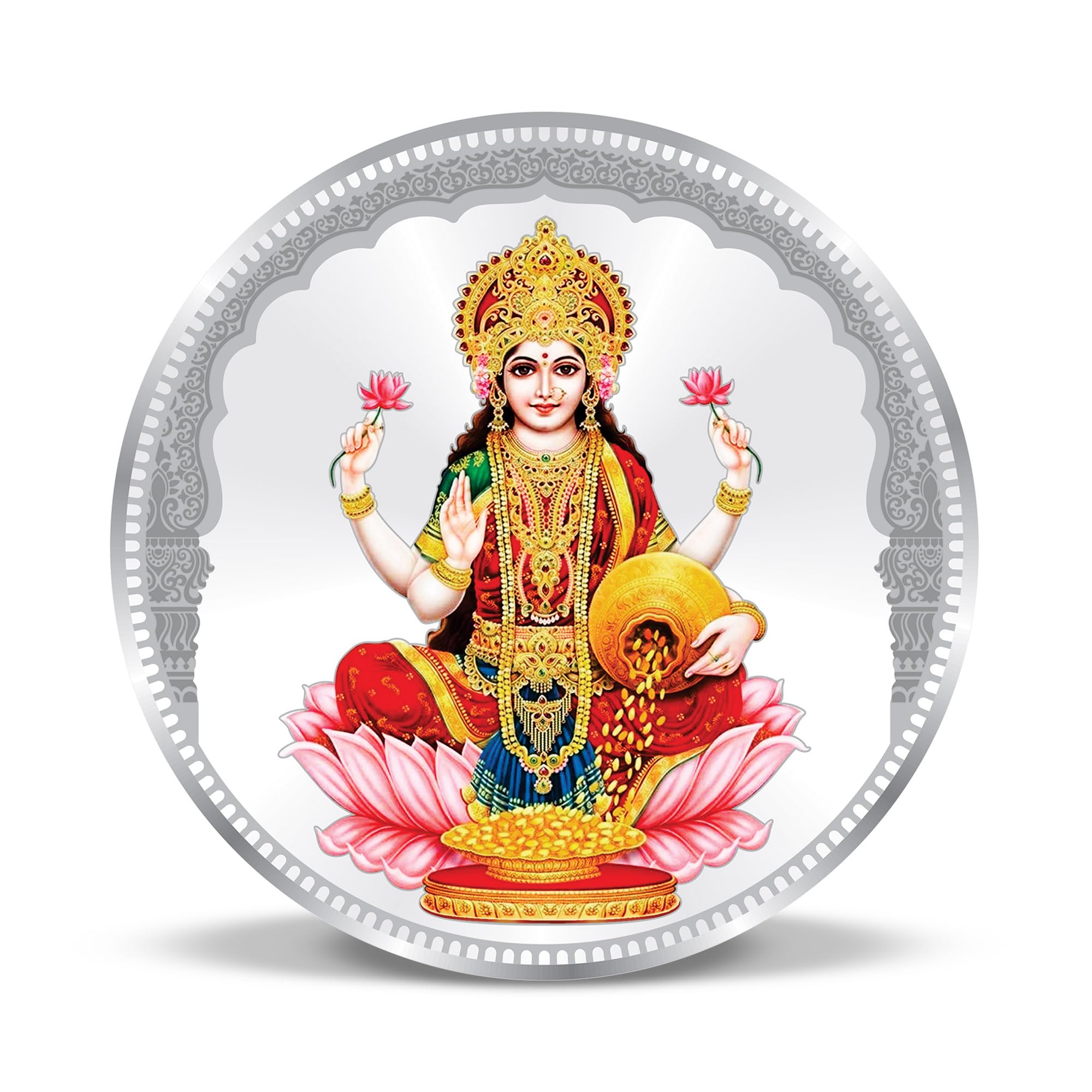 ACPL Precious Moments BIS Hallmarked Round Shape Laxmi ji Colour Silver Coin Available In 10/20/50/100 Gram. (B0CF29ZQL7) Amazon Price History, Amazon Price Tracker