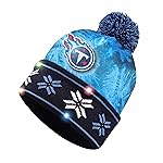 FOCO Tennessee Titans NFL Big Logo Light Up Printed Beanie