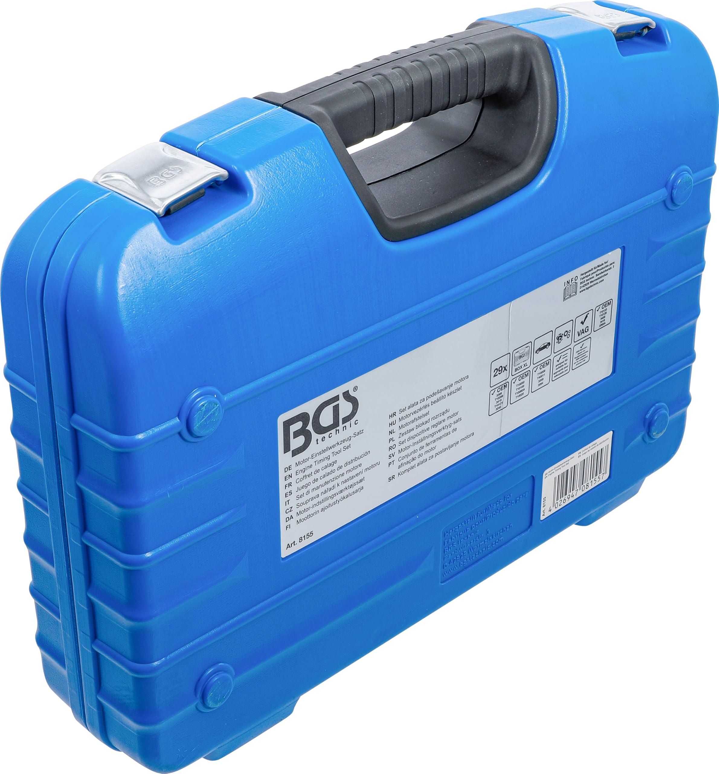 BGS 8155 | Juego de calado de distribución | para VAG | Bomba / boquilla TDI de 1,9/2,0 l | 1,9 l TDI | 2,5 l V6-TDI | 3,3 l V8-TDI | 1,2 l 3 cilindros | 1,4/1,6 l gasolina