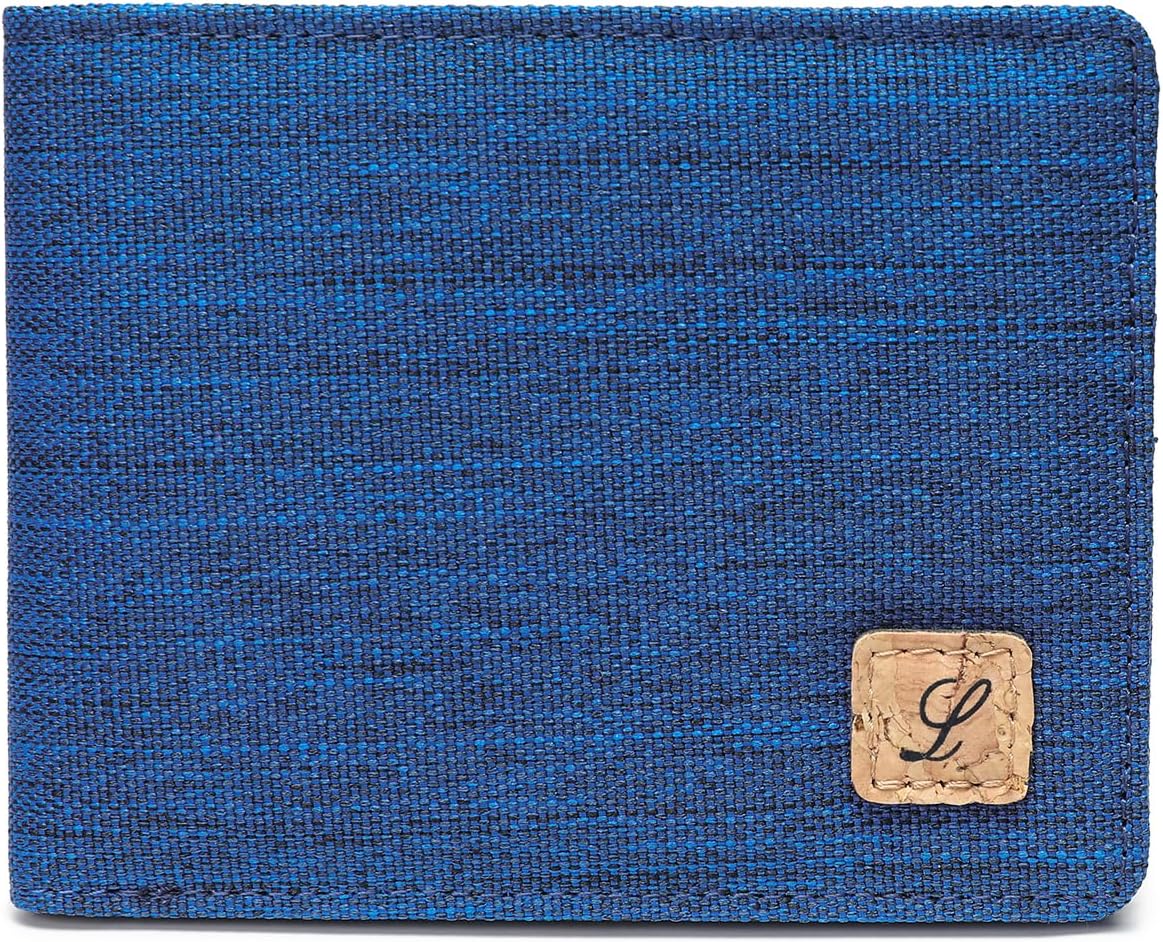 Lanyani Minimalist Fabric Wallet Bifold RFID Blocking