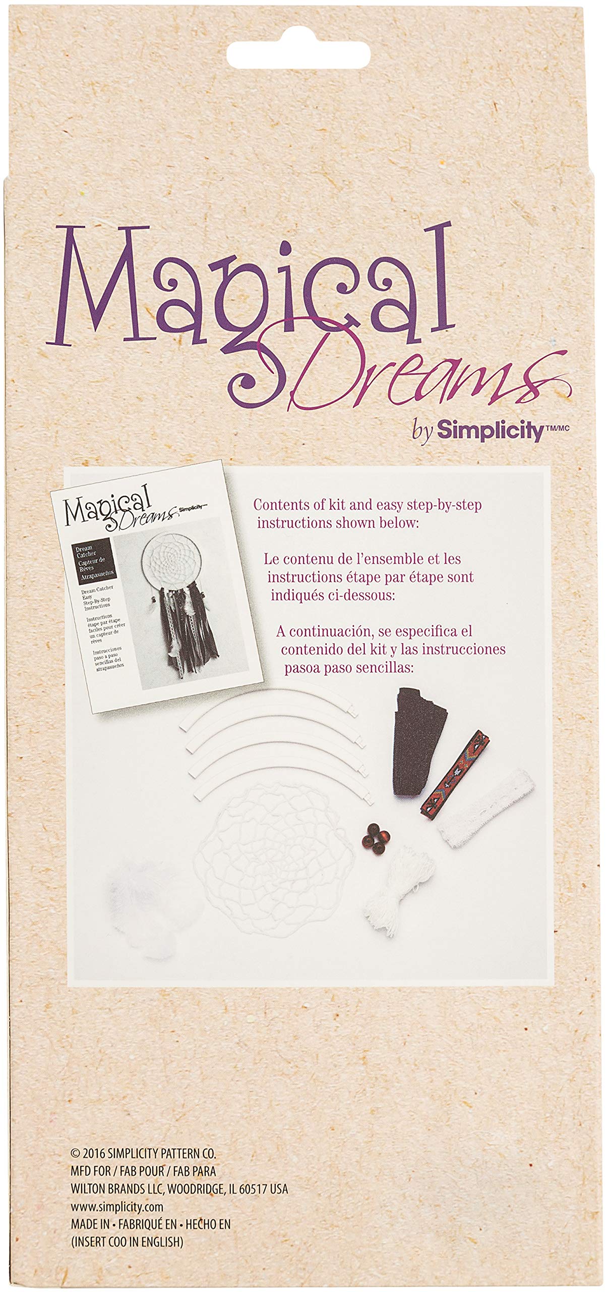 Wrights Dream Catcher Kit, Assorted, Blue Denim, 24.13 x 12.7 x 5.08 cm - Image 3