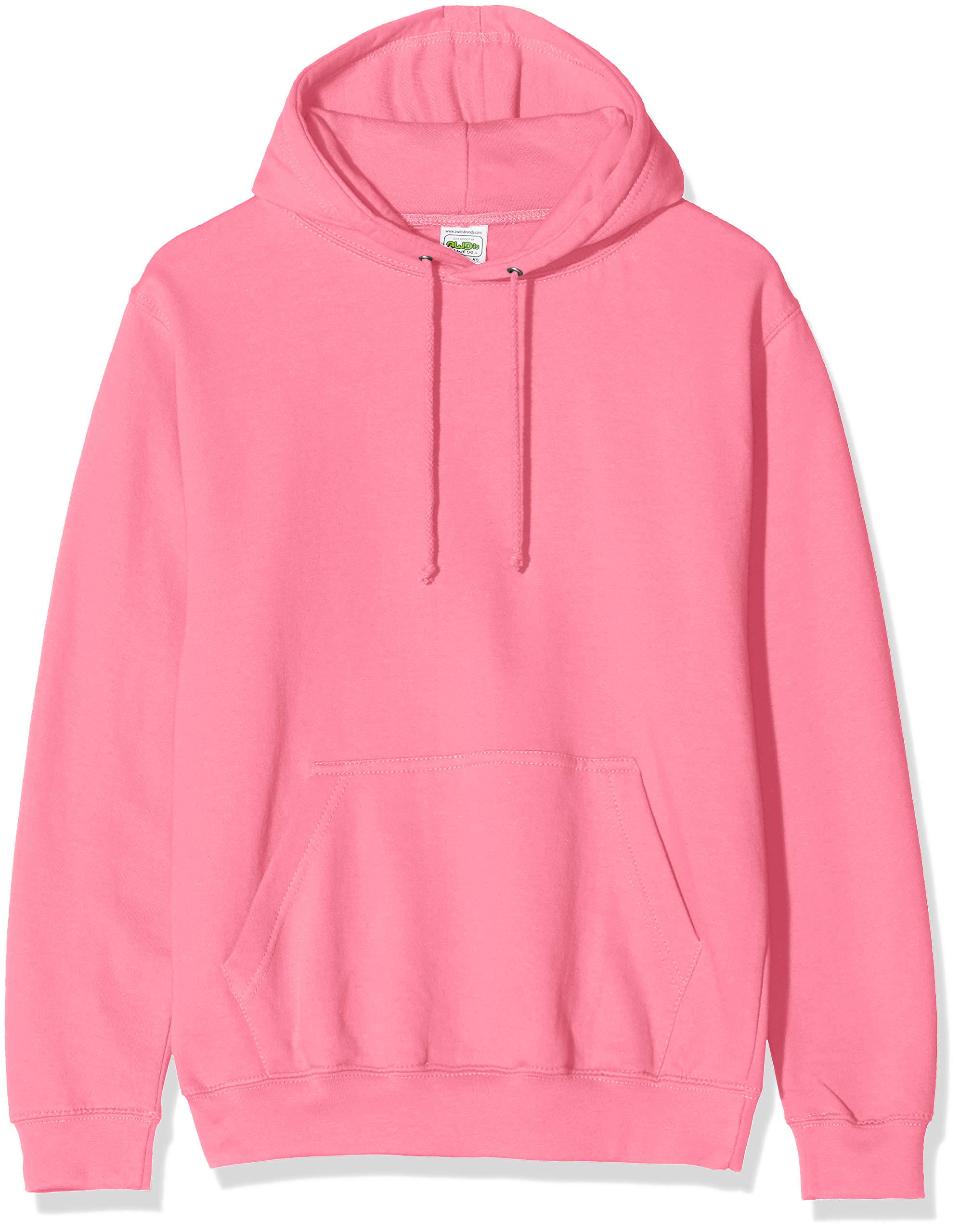 AWDis Men's College Hoodie, red (Candyfloss red), XX-Large
