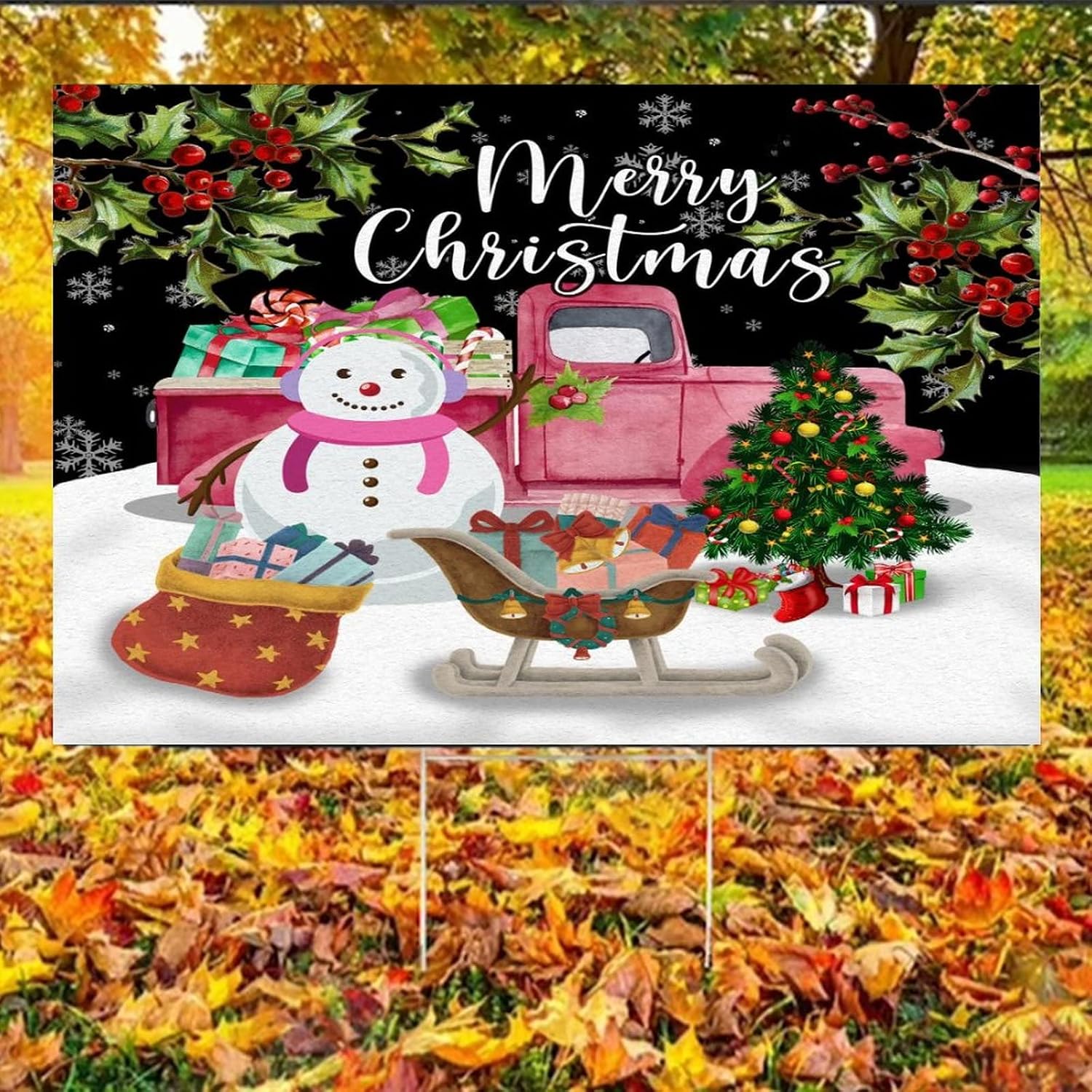 Merry Christmas Yard Signs