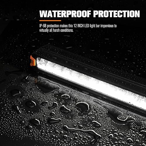 Miniatura 6 de Barra de luz LED de 40 pulgadas con conector DT, haz de inundación de una sola fila Lightfox 200 W 25160 LM, luz de conducción de montaje en