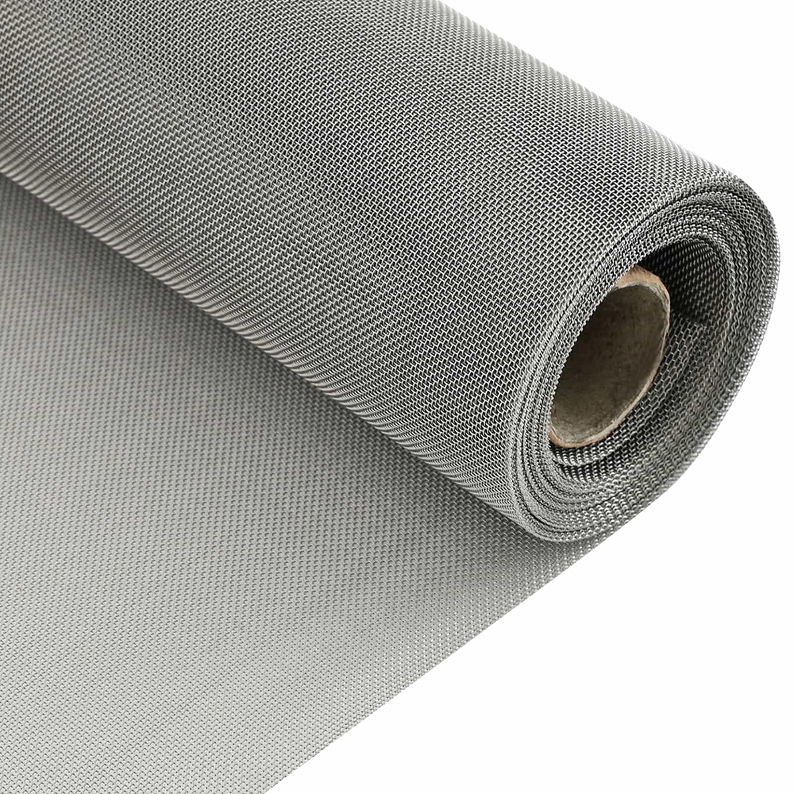 vidaXL Écran en Maille 100 x 500 cm 30 Mesh Acier Inoxydable 201, Protection en Maille pour Balcon, écran Anti-Mouches rectangulaire, Filet résistant à la Rouille, Installation Rapide