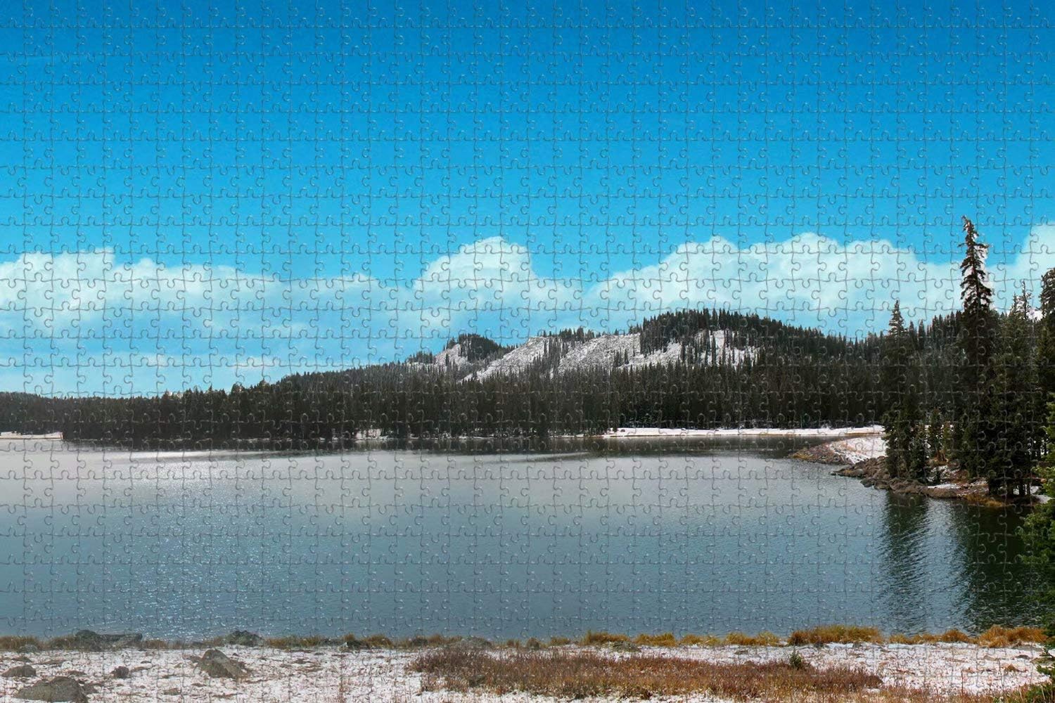 Jigsaw Puzzle for Adults 1000 Piece Grand Junction Grand Mesa Lake Colorado USA Travel Souvenir