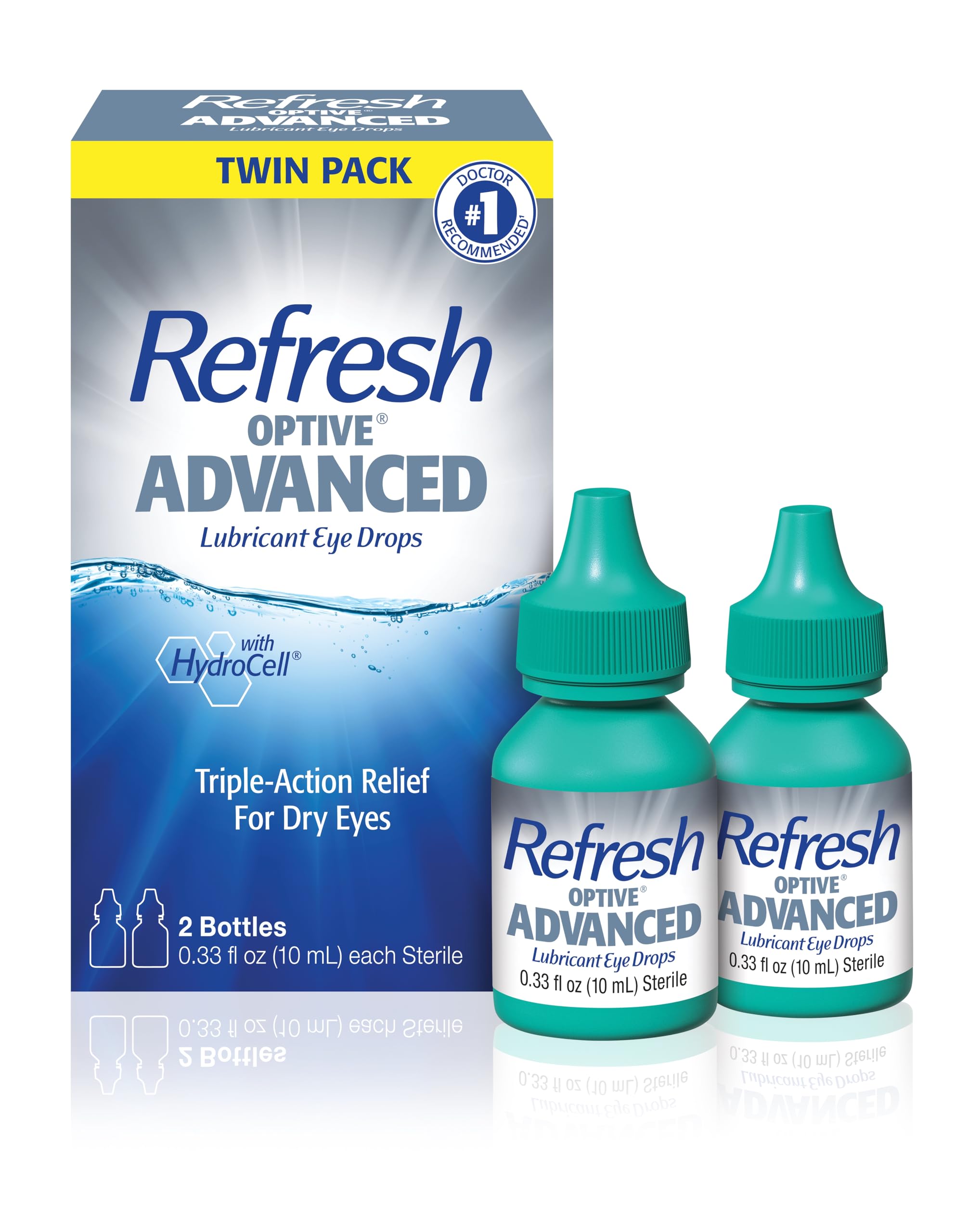 Refresh Optive Advanced Lubricant Eye Drops