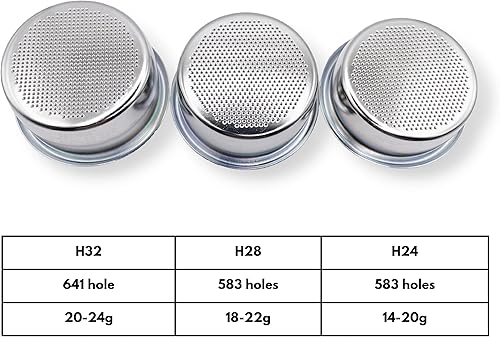 Miniatura 8 de Cesta de filtro IMS Precision NANOTECH de 078oz compatible con máquinas expreso Breville Sage de 2126in Express Bambino Bambino Plus Impress Barista