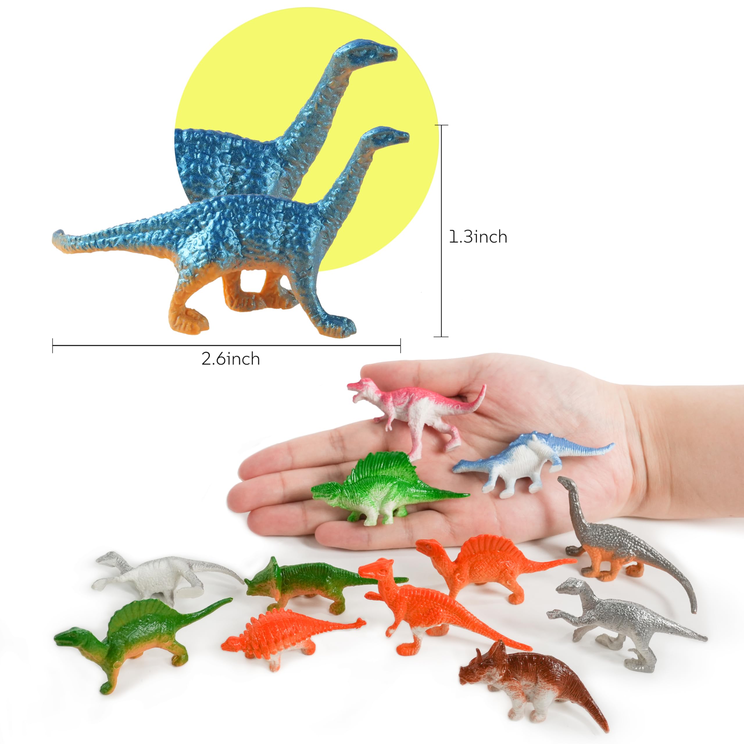 Mini Dinosaur Figures - 78 Pack for Kids! -3 Mini Dinosaur Figures - 78 Pack for Kids! -3