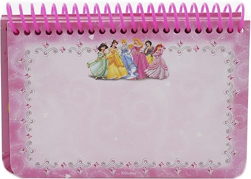 Miniatura 4 de Disney Princess Libro de autógrafos con bolígrafo, rosa, 5.8 x 4.0 pulgadas, 1 libro para niños, lectura, tema de princesa