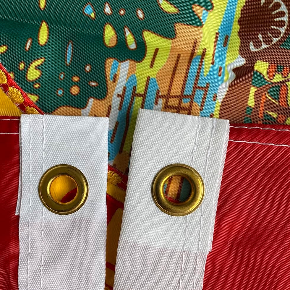 Jayus Double Sided Florida Sates Flags 2x3 FT Outdoor - Vivid Colors 3Ply FL Florida Flags Banners- Heavy Duty 100% Polyester with 2 Brass Grommets - Image 4