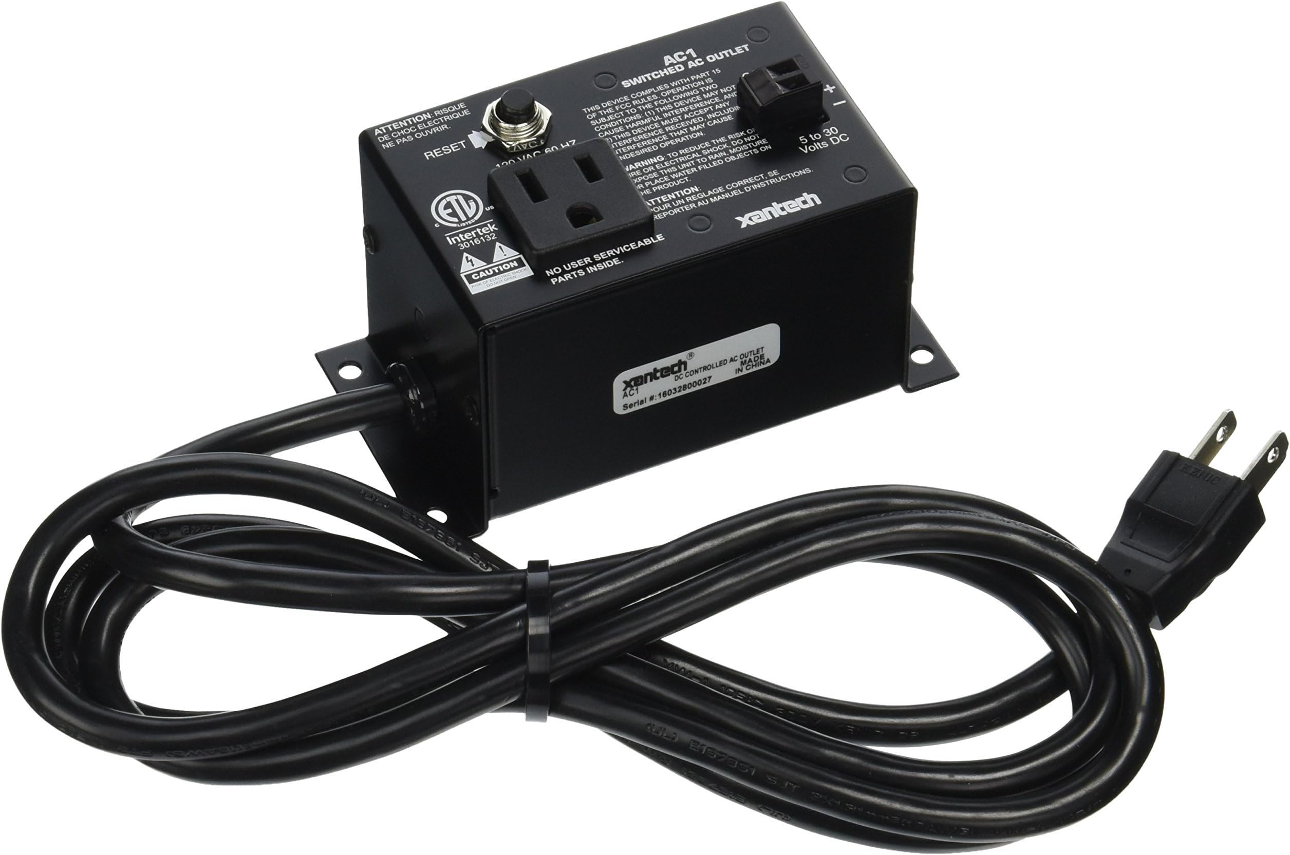 XANTECH AC1 Controlled AC Outlet (Discontinued by Manufacturer)