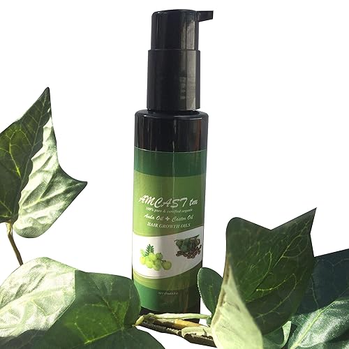 Miniatura 7 de AMCAST - Aceites para el crecimiento del cabello, aceite AMLA + aceite de ricino prensado en frío orgánico maximizan la pérdida de cabello más