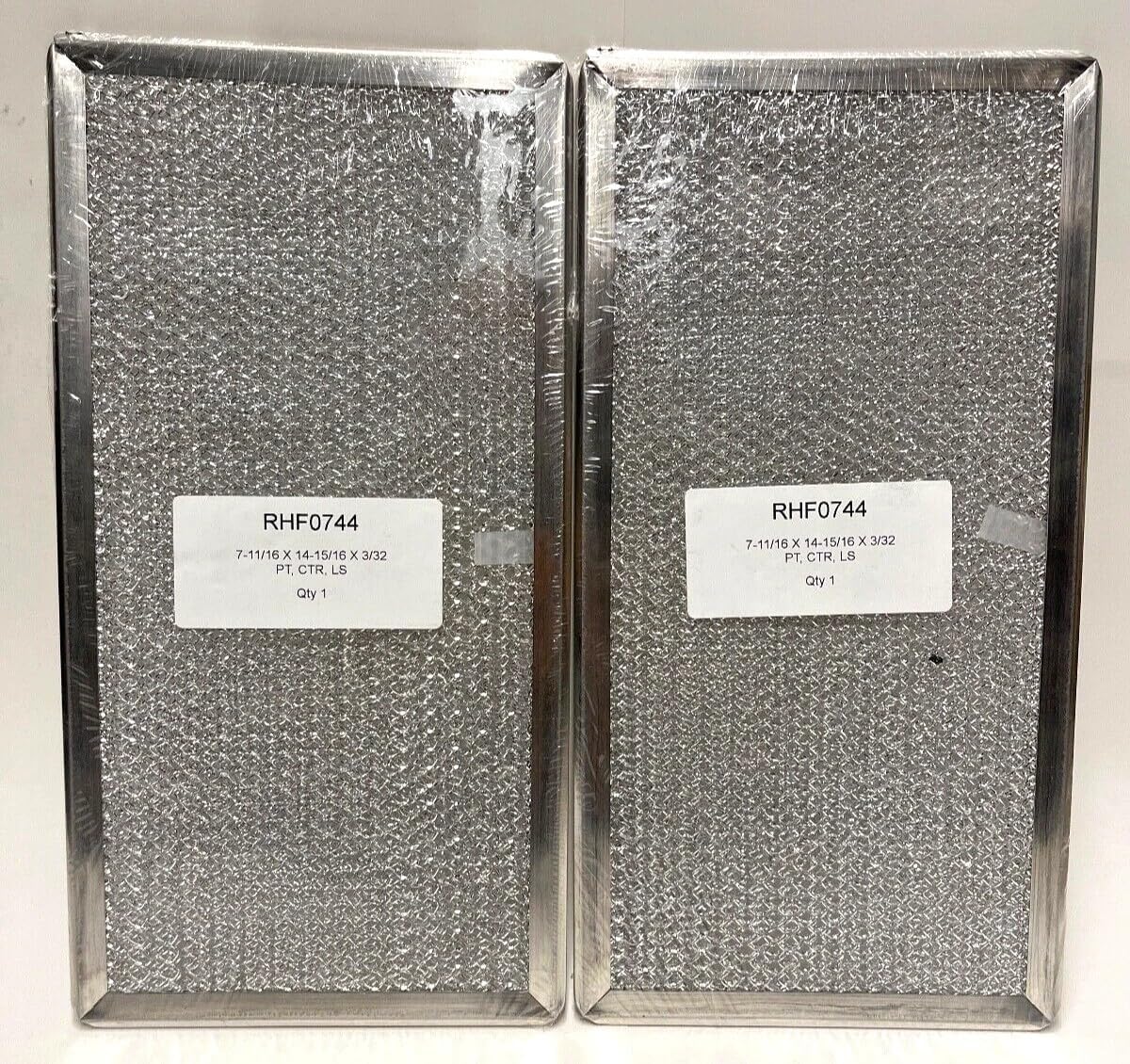 2-Pack Grease Microwave Filter for LG 5230W2A004A, MDJ42908501