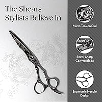 Vista 4 de Olivia Garden Dragon Professional Hairdressing Shear and Thinner Intro Case