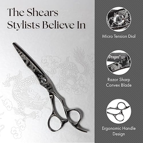 Miniatura 4 de Olivia Garden Dragon Professional Hairdressing Shear and Thinner Intro Case