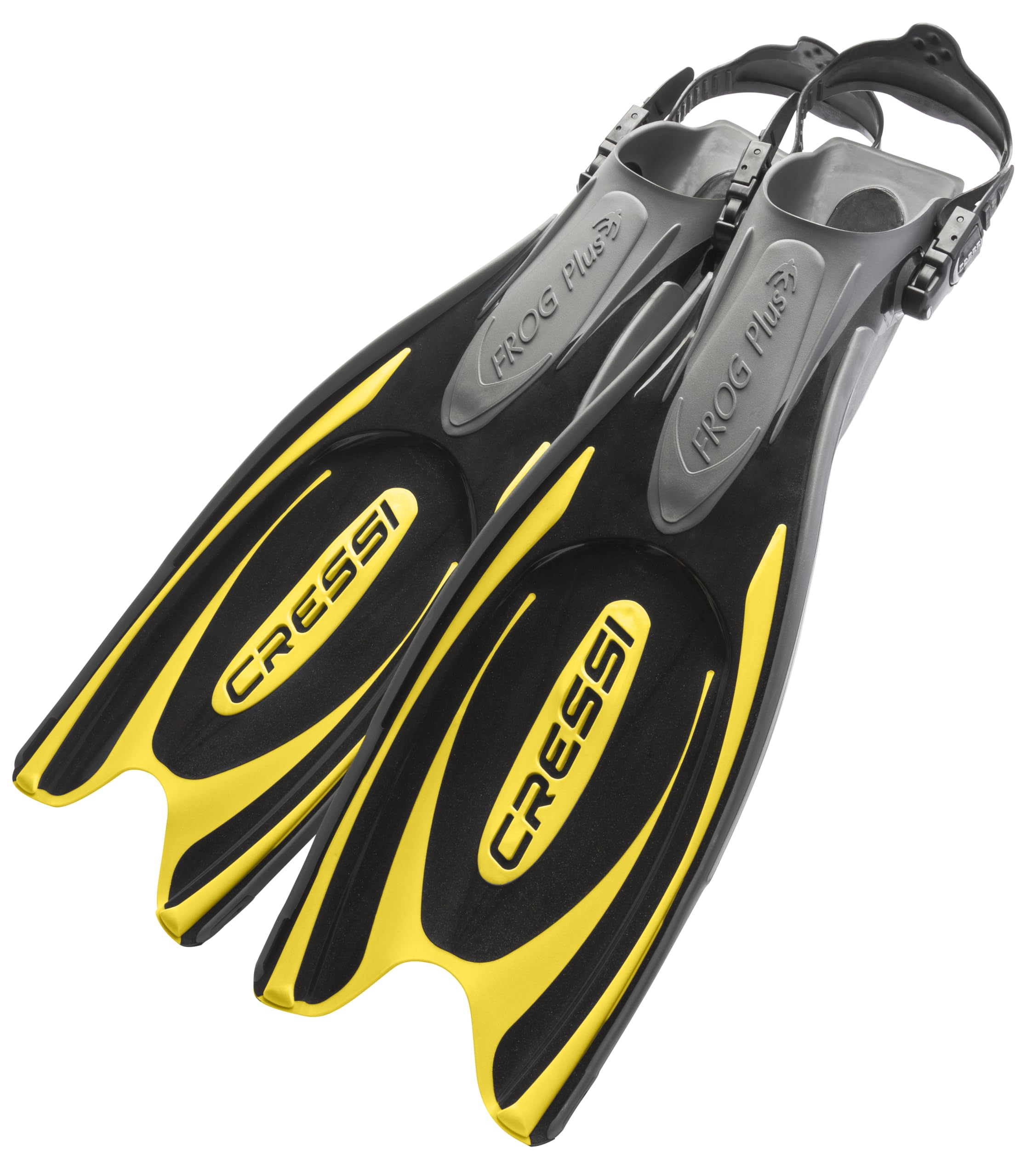Cressi Frog Plus Fins, Yellow, Small/Medium