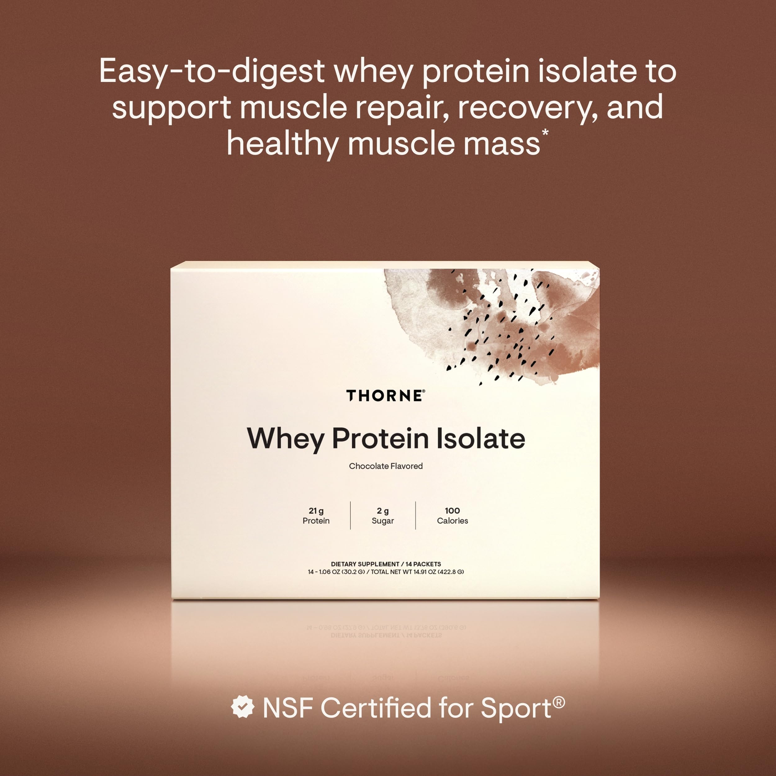 THORNE Whey Protein Isolate, Balanced Amino Acids Profile, 14 Packets — Amazon image 2