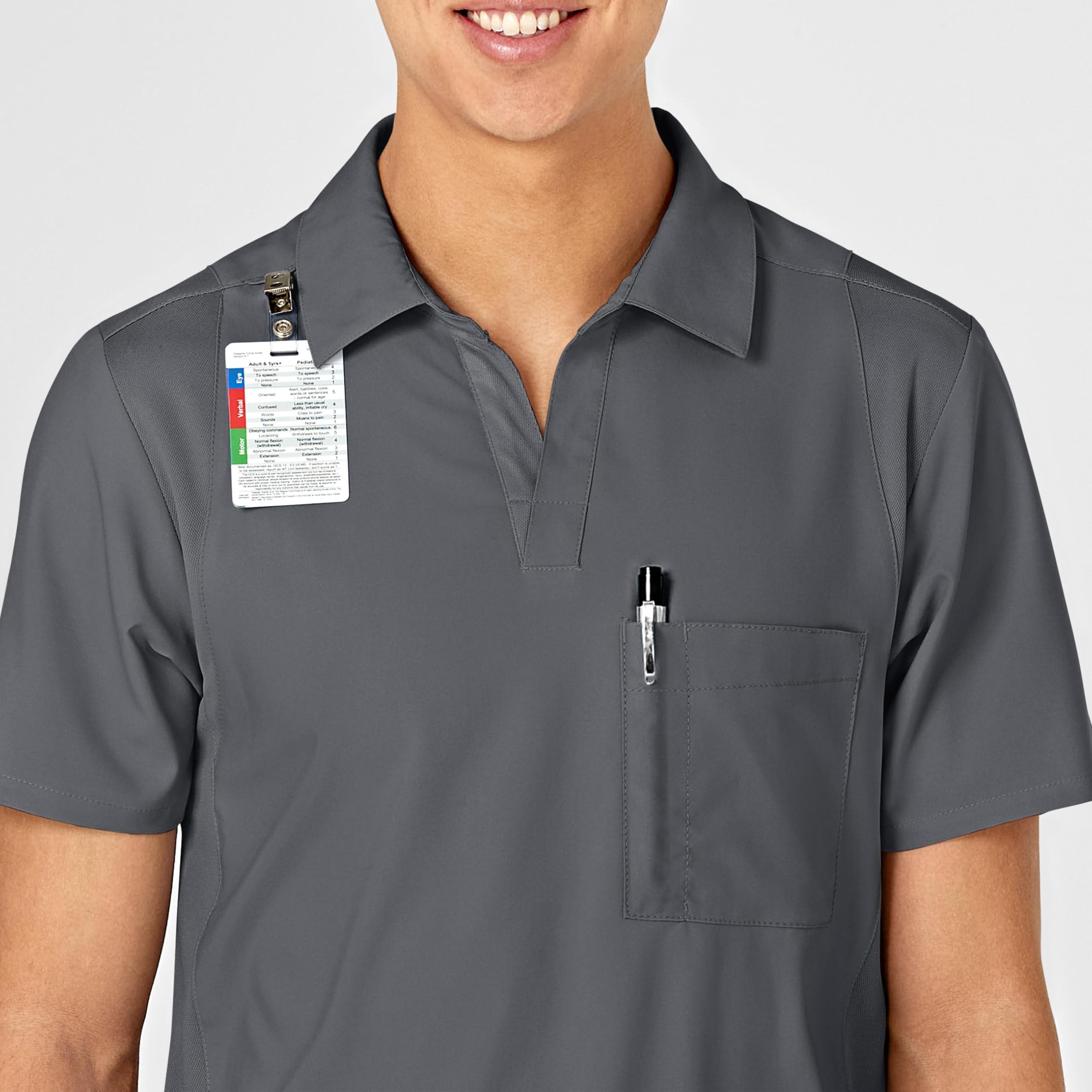 Wink Mens Collar Top