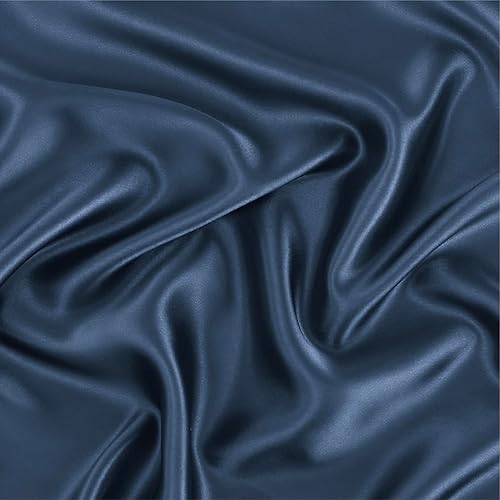Miniatura 4 de Bedsure Funda de almohada de satén para el cabello, fundas de almohada de satén de granito azul, tamaño estándar con cremallera 2, similar a las