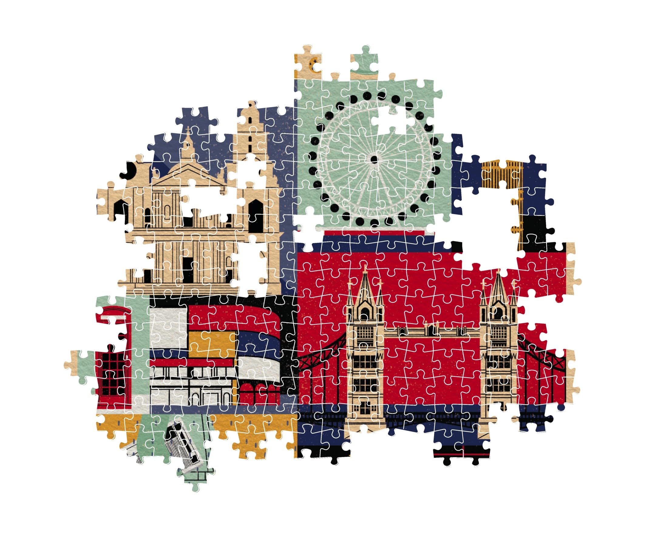 Amazon.com: Clementoni - Style in The City London-1000 Pieces