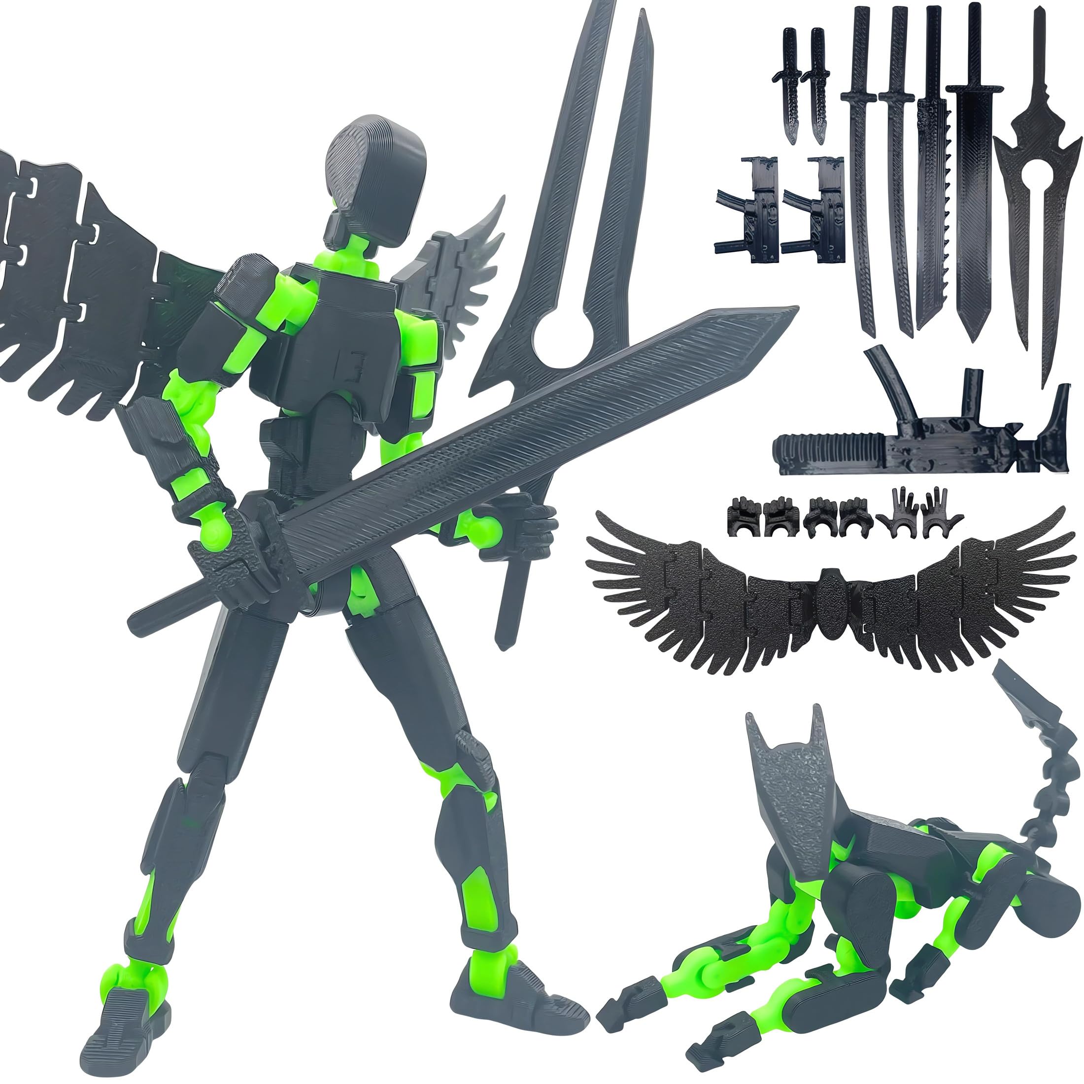 Amazon.com: masijssa T13 3D Action Figures Set Titan 13 Action