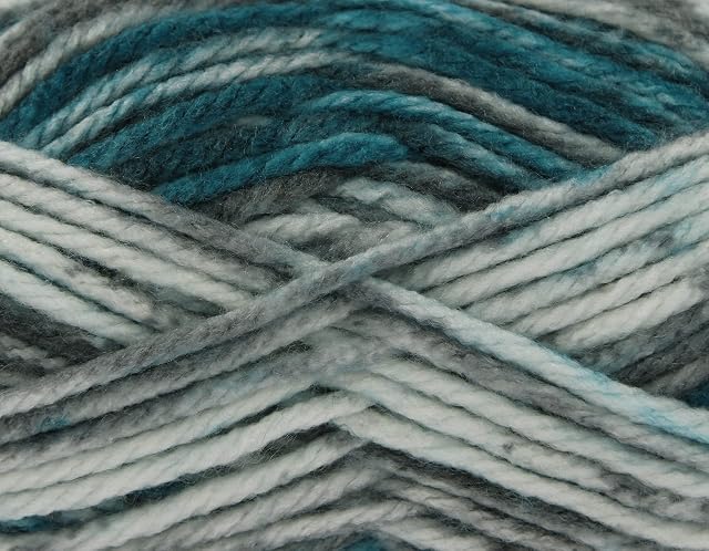King Cole Big Value Super Chunky Tints Knitting Wool / Yarn 100g Ball (Peacock 2046) by King Cole